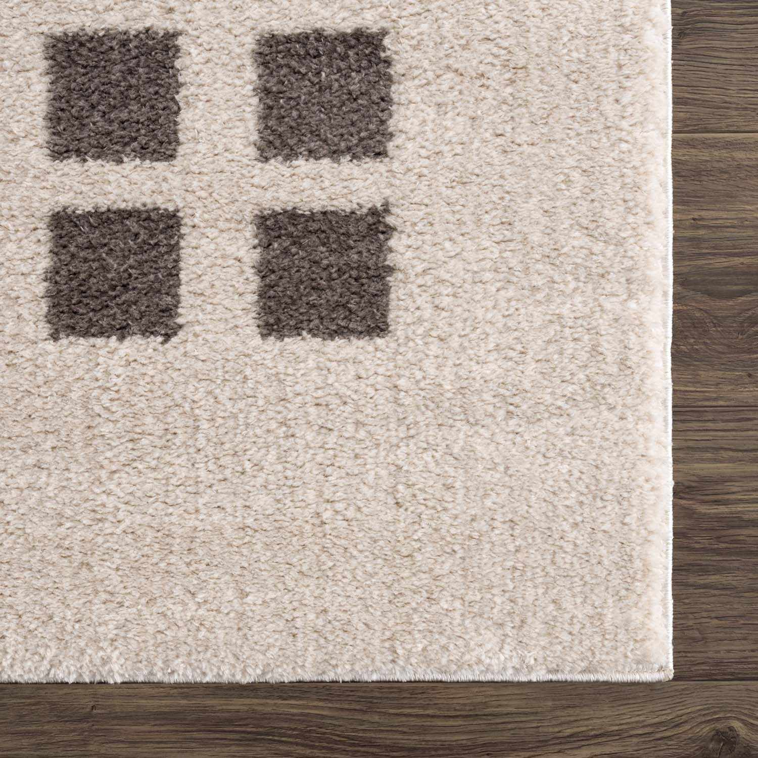 Baback Charcoal Washable Area Rug-3