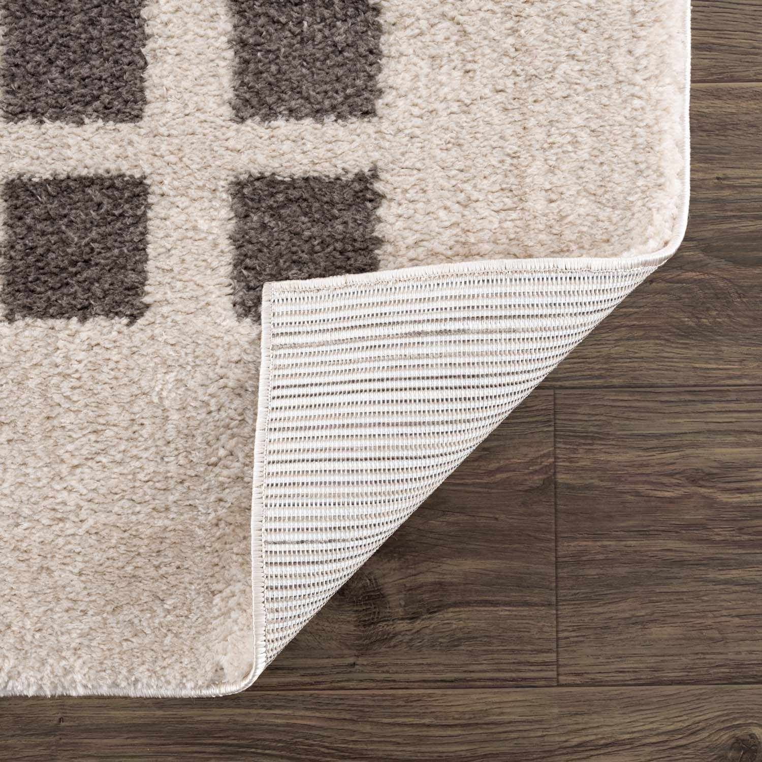 Baback Charcoal Washable Area Rug-4