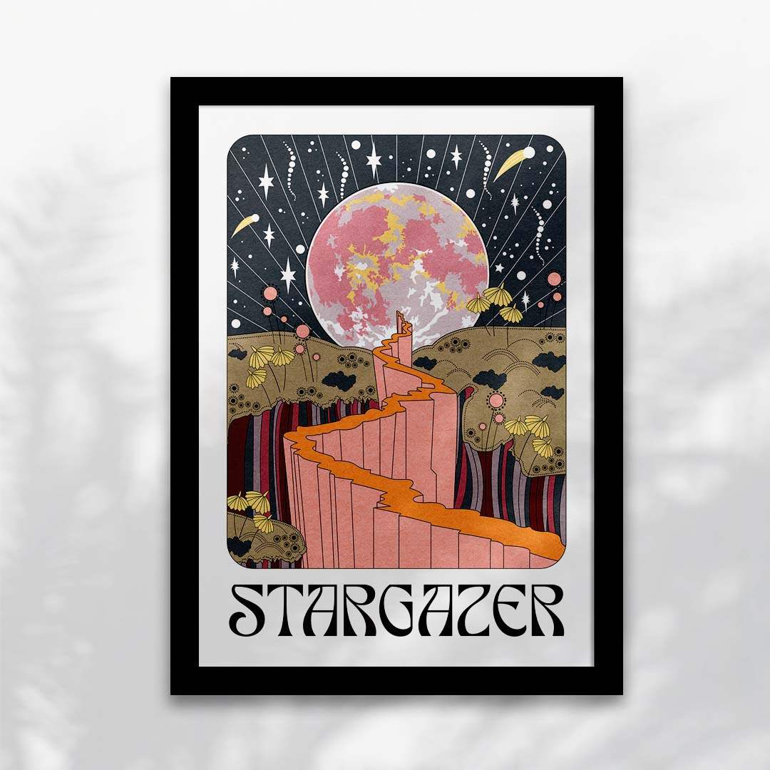 Stargazer art print-7