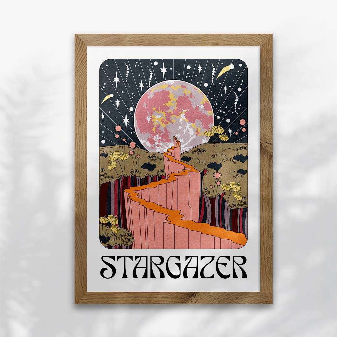 Stargazer art print-5