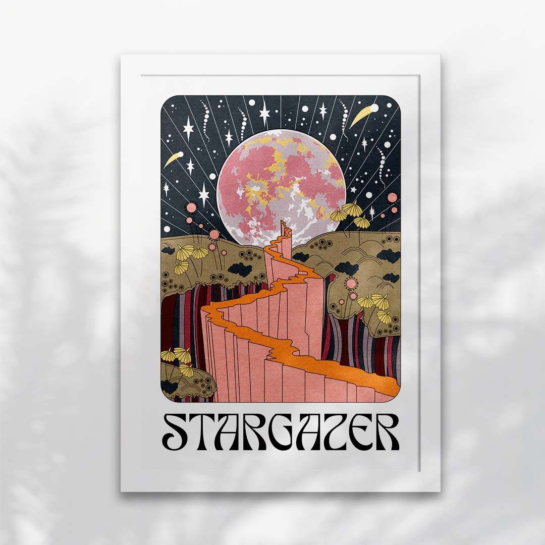 Stargazer art print-6